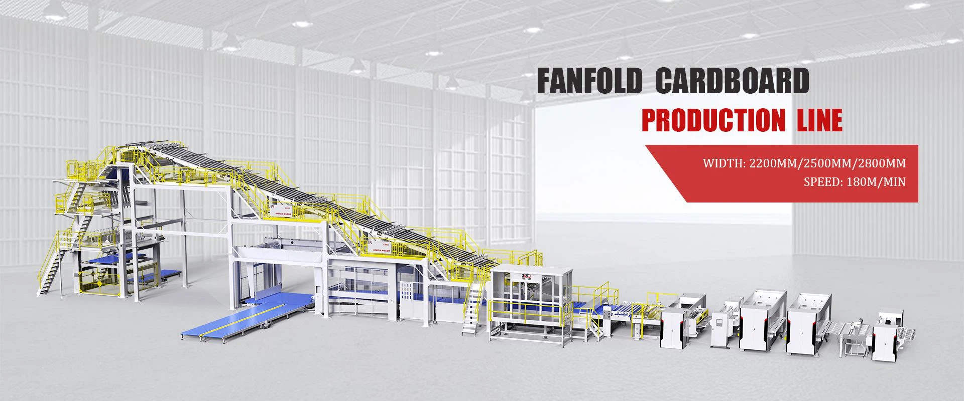 Fanfold Cardboard Production Line